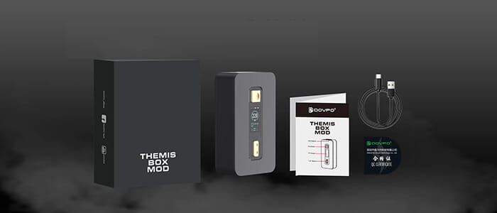 Contenu du pack Themis Box Mod